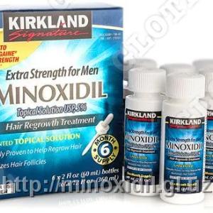 Minoksidil — soch va soqol uchun losyonlar