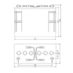 Yarim tortish batareyasi monobloklari 12V, 120/140Ah TAB Motion (50-190Ah)
