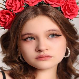 LISA GRAY  0.00 Цветные СЕРЫЕ контактные линзы, для красоты. 1 Линза