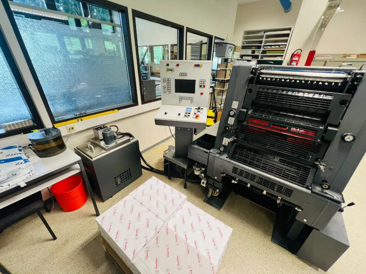 Heidelberg GTOZP52 S ofset bosma mashinasi CP Tronic displeyli