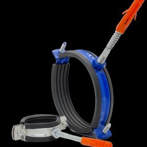 Хомут для труб с болтом и гайкой ∅ 20-23 мм 1/2"