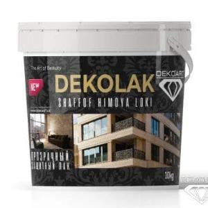 DEKOART DEKOLAK – Прозрачный защитный лак и грунтовка для экстерьера и интерьера