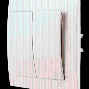 Выключатель Двухклавишный (Двойной) 