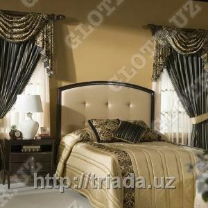 Quvurli korniş ustidagi pardalar