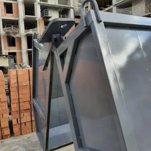 Qurilish chiqindilari va konteynerlar uchun Tara chelakli bunker