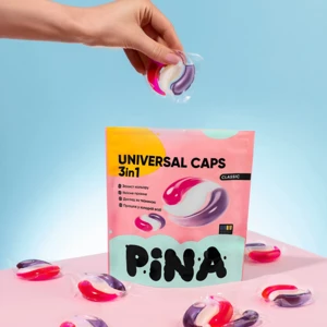 Капсулы для стирки ТМ “PINA” Universal “Classic” 