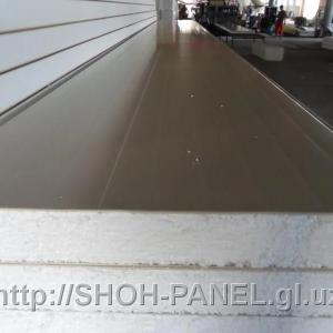 Стеновые сэндвич панели RAL1015 - бежевые , RAL9003  - белые,  толщина 50мм