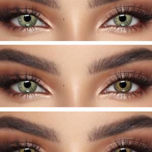 S3-537 PURE HAZEL 0.00  Цветные ЖЁЛТЫЕ контактные линзы, для красоты. 1 Линза