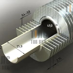 Bimetalik qanotli quvurlar