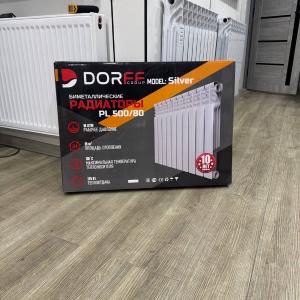 Радиатор биметаллический Dorff Silver PL 500/80, 10 секций