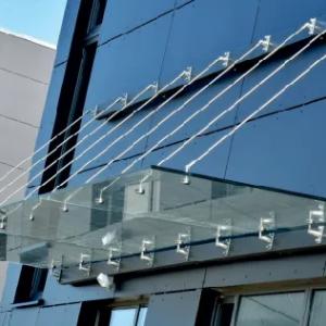 Стеклянные козырьки