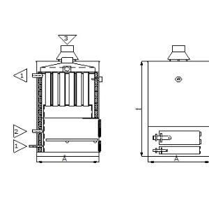 Котел ASB 200 тв (2000 м2)