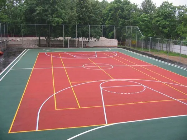 Basketbol maydoni uchun kauchuk qoplama