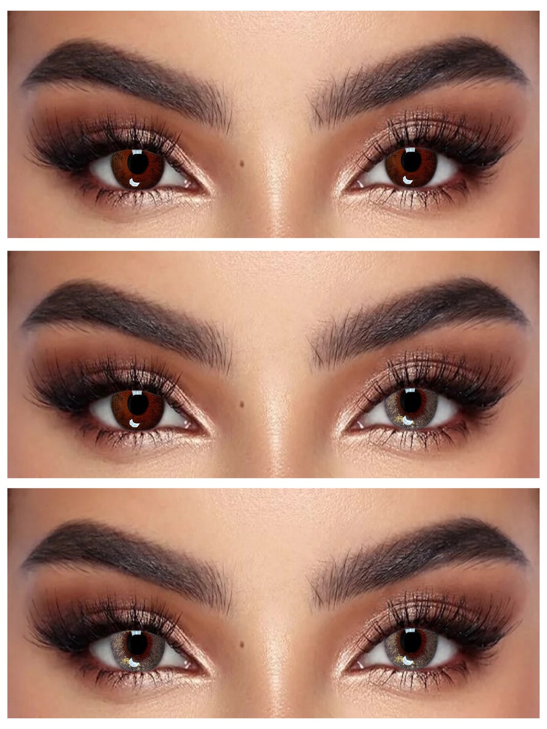 MIRAGE 0.00  Цветные КАРИЕ контактные линзы, для красоты. 1 Линза