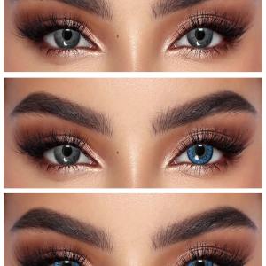 S2-013 BLUE  0.00 2PS Цветные ГОЛУБЫЕ контактные линзы, для красоты. 2 Линзы.