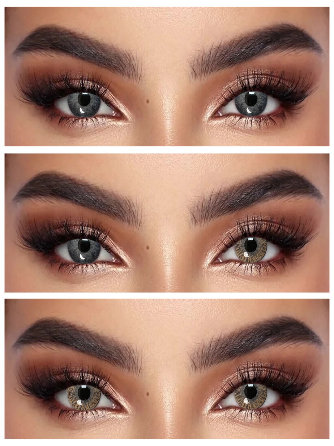 S1-307 HAZEL 0.00 Цветные КАРИЕ контактные линзы, для красоты. 1 Линза