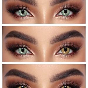 MOON WALK BROWN MW BROWN 0.00  Цветные КАРИЕ контактные линзы, для красоты. 1 Линза