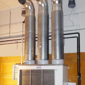 Sabzavotlarni saqlash uchun havo aralashtirish moslamalari