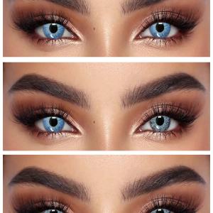 S2-431 GRAY  0.00 2PS Цветные СЕРЫЕ контактные линзы, для красоты. 2 Линзы.