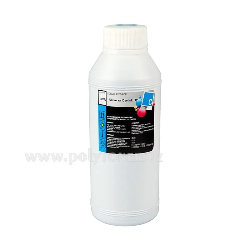 Epson printer 500ml uchun suvda eruvchan siyoh (CMYK)