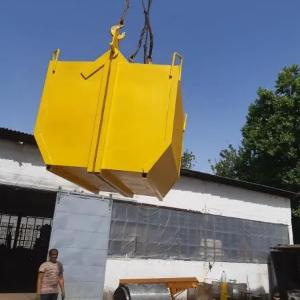 Qurilish chiqindilari va konteynerlar uchun Tara chelakli bunker