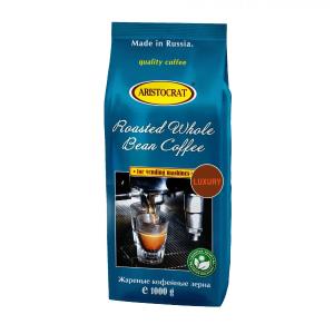 Кофе зерновой ARISTOKRAT LUXURY 1кг. Кофе в зернах