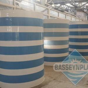 Эко-емкость для питьевой воды 3 000л. из полипропилена, бак, тара