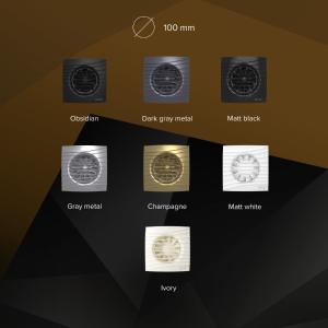 Вентилятор накладной Silent D100 обратный клапан Diciti