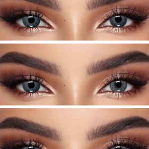 S3-591 GRAY  0.00  Цветные СЕРЫЕ контактные линзы, для красоты. 1 Линза