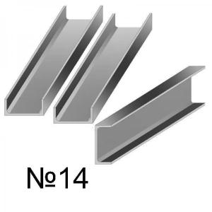 GOST 8240-97.535-2005 bo'yicha 14P kanali, po'lat navi 3sp/ps