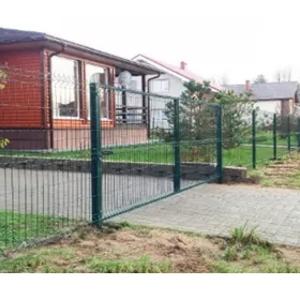 Евро сетка размер ширина 2,5м,  высота 1,6м, толщина проволока  3,2 мм  ячейка 7 см - 20 см