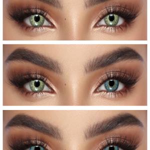 S3-253 BLUE  0.00 2PS Цветные ГОЛУБЫЕ контактные линзы, для красоты. 2 Линзы.