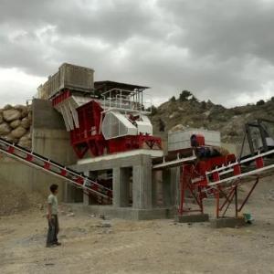 Statsionar maydalash va saralash uskunasi 100-150 t/soat