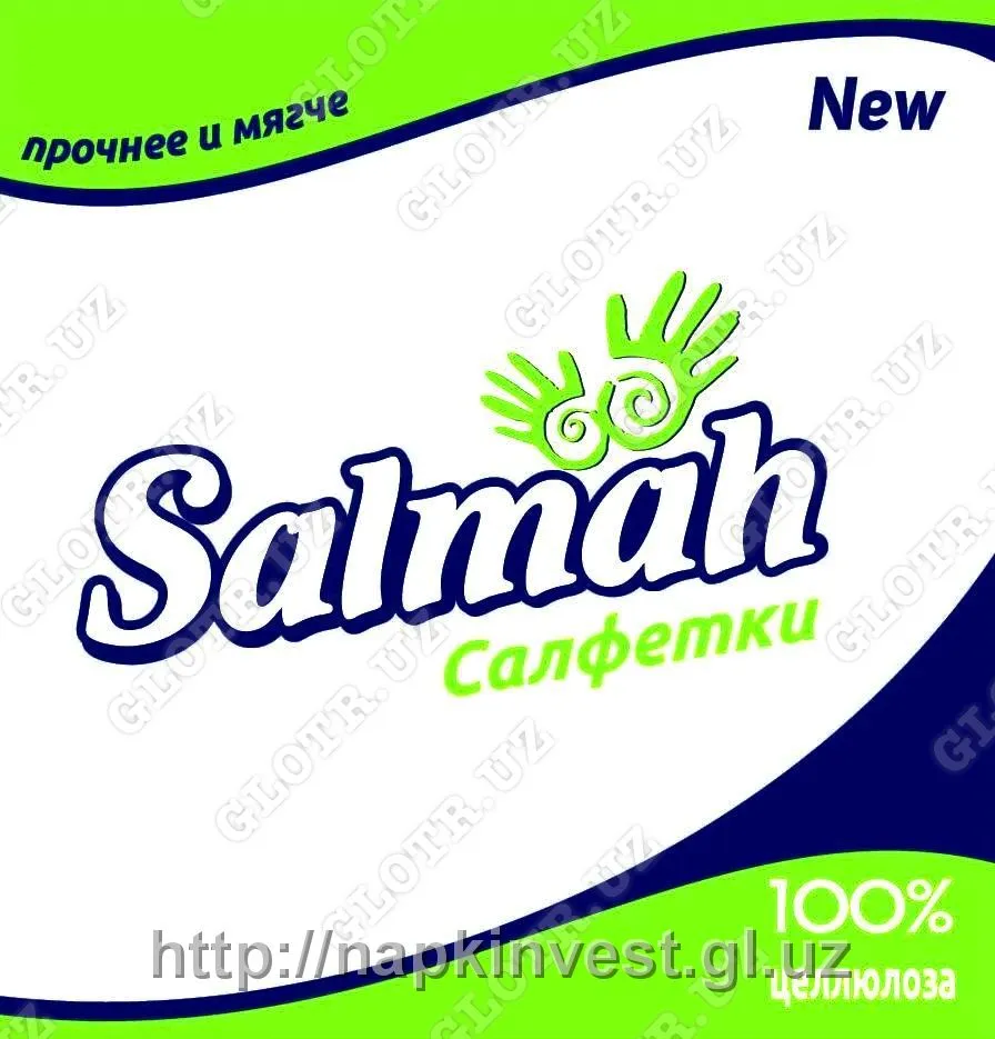 SALMAH salfetkalari (23x24) 40 dona