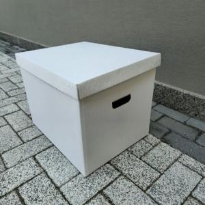 Янги 5 каватли ок рангли коробка ручкали