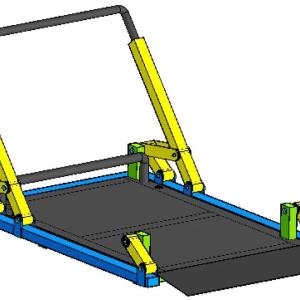 Уличные тренажёры для инвалидов-колясочников KiF