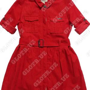 Вельветовое платье