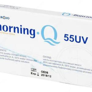 Оптические мягкие контактные линзы Morning 55 UV