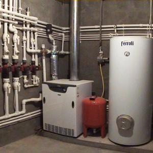 Проводка отопления