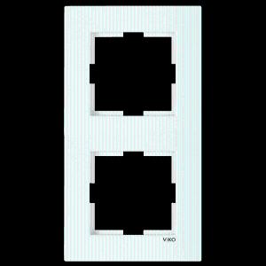 Ikkita rozetka ramkasi.