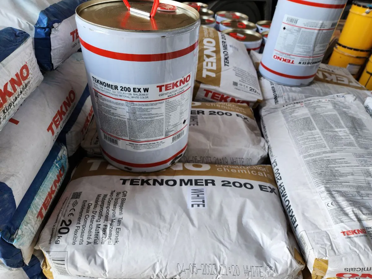 Гидроизоляционная смесь Teknomer 200 EX White(Текномер 200 EX White)