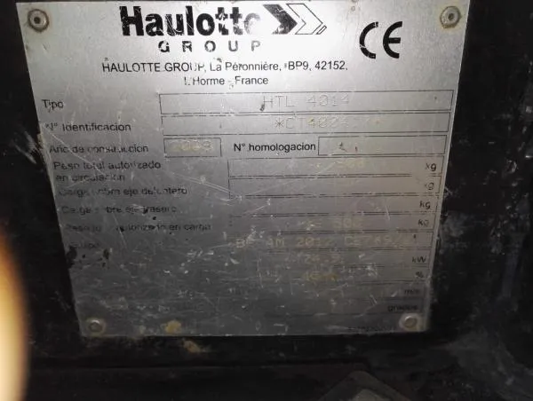 Телескопический дизельный погрузчик Haulotte HTL 4014