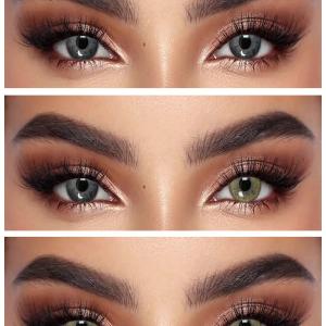 NA-08 HONEY GREEN  0.00  Цветные ЖЁЛТЫЕ контактные линзы, для красоты. 1 Линза