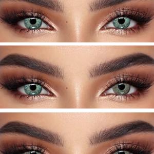 LUNA NATURAL ALMOND 0.00 2PS 0.00 2PS с Раствором Цветные КАРИЕ  2 Линзы+Раствор в Подарок