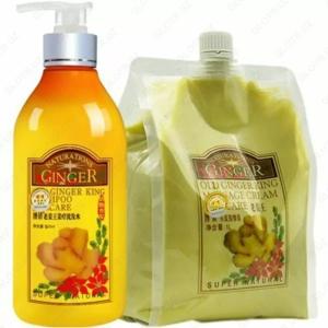 Zanjabil soch uchun professional niqob