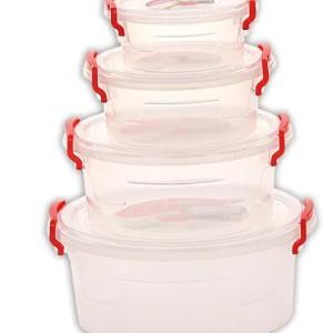 Супер контейнер набор 4 шт (круглые)