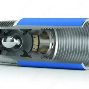 DN 100, PN 35 MPa qarshi troyniklar to'plamiga ega gardishli o'chirish vanasi