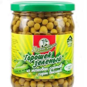 Miya navlaridan konservalangan yashil no'xat