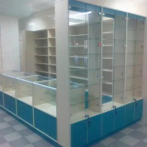 Витрины, торговое оборудование для аптеки, магазинов