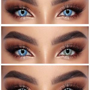 #1538 0.00 2PS  Цветные КАРИЕ контактные линзы, для красоты. 2 Линзы.